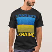 Haltung gegenüber der Ukraine Weltfrieden ukrainis T-Shirt (Vorderseite)
