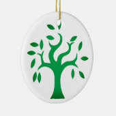 Haltung gegenüber Palästina, Flagge und Olivenbaum Keramik Ornament (Rechts)