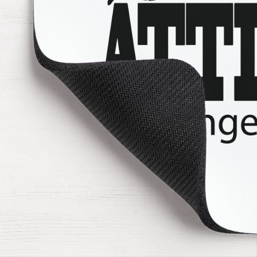 Haltung ist stärker als Tatsachen Mousepad (Ecke)