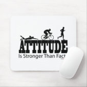 Haltung ist stärker als Tatsachen Mousepad (Mit Mouse)
