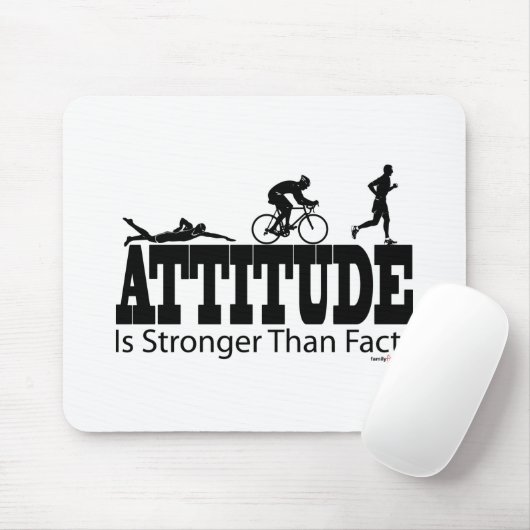 Haltung ist stärker als Tatsachen Mousepad (Mit Mouse)