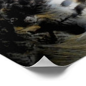 'Haltung' - Schale Poster (Ecke)