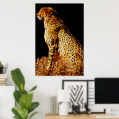 Haltung von Cheetahs Poster (Heimbüro)