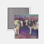 Haltung von Kühen 2011 Magnet (Vorderseite/Rückseite)