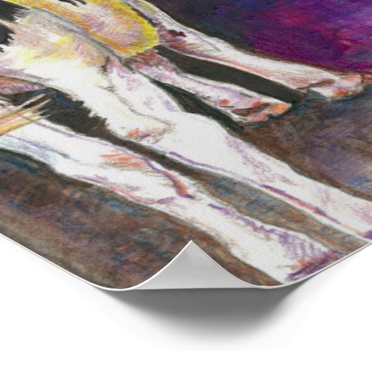 Haltung von Kühen 2011 Poster (Ecke)