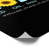 Haltung zur Sensibilisierung für psychische Gesund Poster (Ecke)