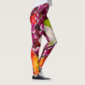 Haltungs-Blumen-Leggings-"Blumebots-" Blumenstrauß Leggings (Rechts)