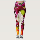 Haltungs-Blumen-Leggings-"Blumebots-" Blumenstrauß Leggings (Vorderseite)