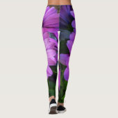 Haltungs-Blumen-Leggings; Hübsch im Rosa Leggings (Rückseite)