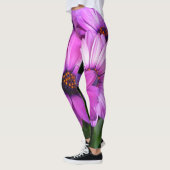 Haltungs-Blumen-Leggings; Hübsch im Rosa Leggings (Links)