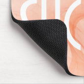 Haltungs-… Erfolgs-orange Herz-Hintergrund Mousepad (Ecke)