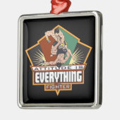 Haltungs-Kämpfer Ornament Aus Metall (Links)