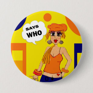 Haltungs-Knopf Button