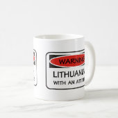 Haltungs-Litauer Kaffeetasse (VorderseiteRechts)