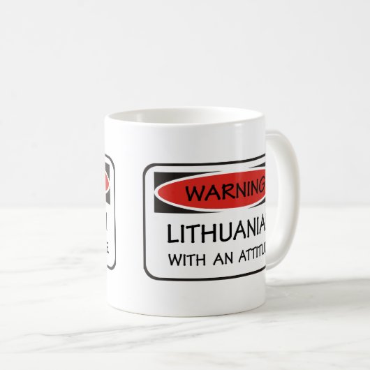 Haltungs-Litauer Kaffeetasse (VorderseiteRechts)