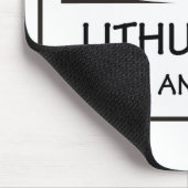 Haltungs-Litauer Mousepad (Ecke)