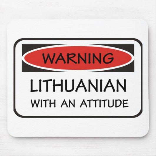 Haltungs-Litauer Mousepad (Vorne)