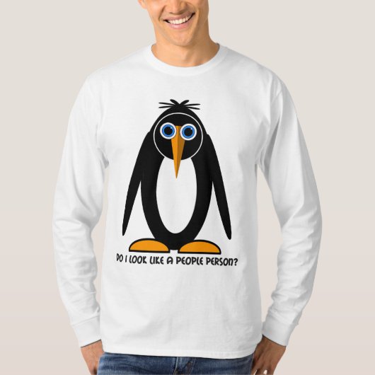 Haltungs-Pinguin T-Shirt (Vorderseite)