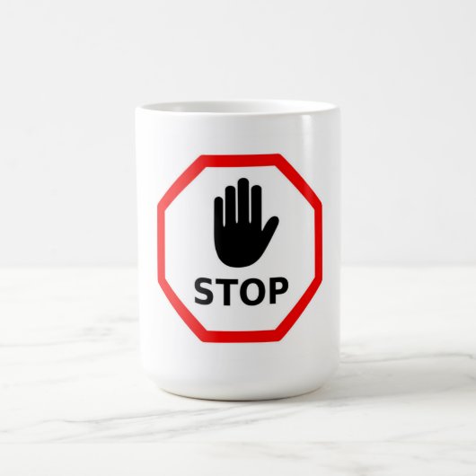 Haltzeichen Kaffeetasse (Mittel)