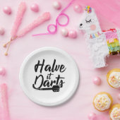 Halve it Darts Pappteller (Party)