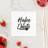 Halve it Darts Serviette (Beispiel)