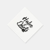 Halve it Darts Serviette (Ecke)