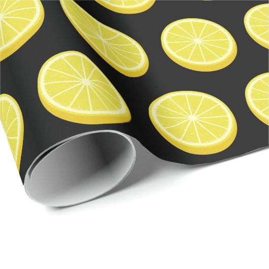 Halve Lemon Geschenkpapier (Rolleneckpunkt)