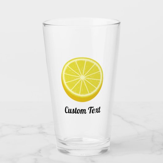 Halve Lemon Glas (Vorderseite)