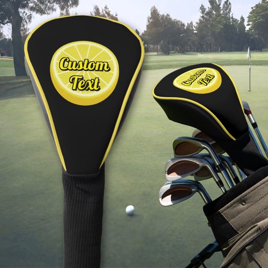 Halve Lemon Golf Headcover