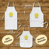 Halve Lemon Lange Schürze