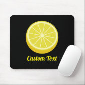 Halve Lemon Mousepad (Mit Mouse)