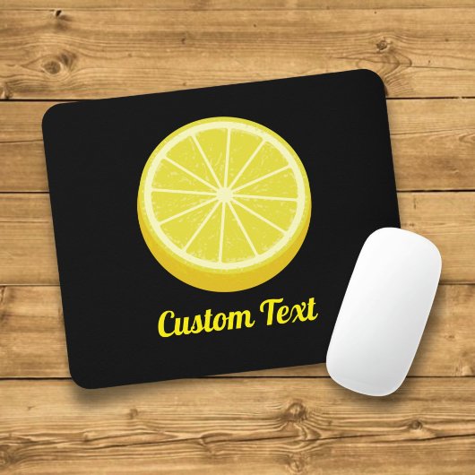 Halve Lemon Mousepad