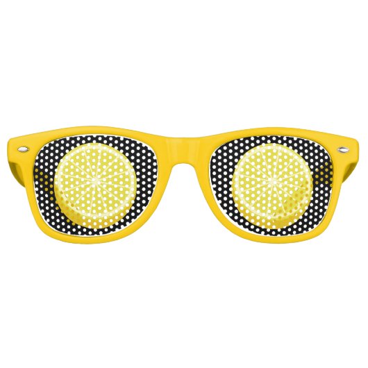 Halve Lemon Partybrille (Vorderseite)