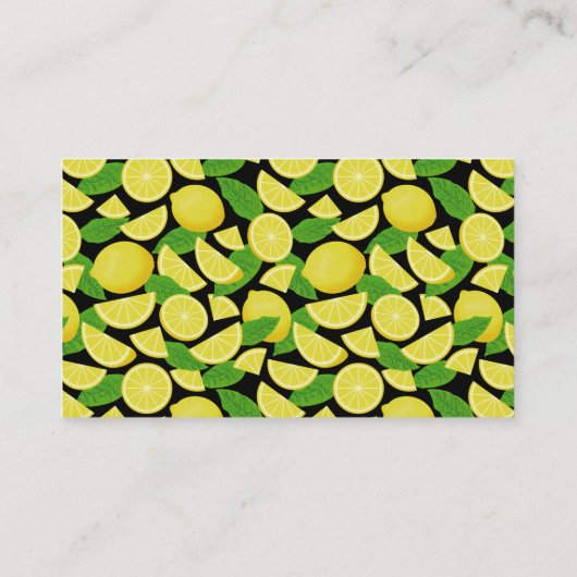 Halve Lemon Visitenkarte (Rückseite)