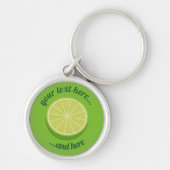 Halve Lime Schlüsselanhänger (Vorne)