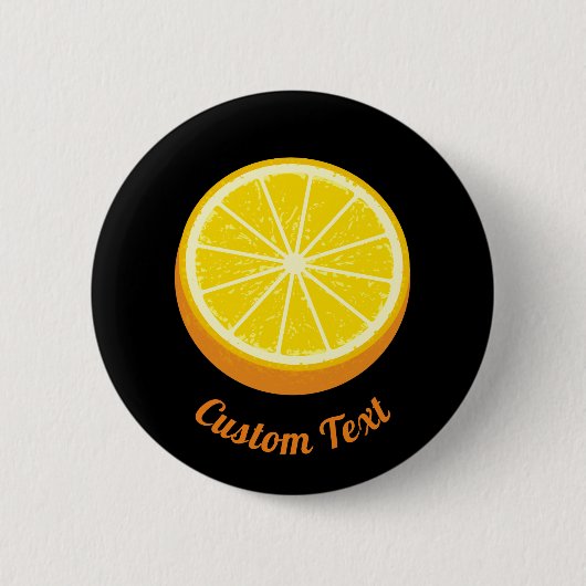 Halve Orange Button (Vorderseite)