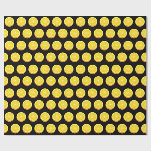 Halve Orange Geschenkpapier (Flach)