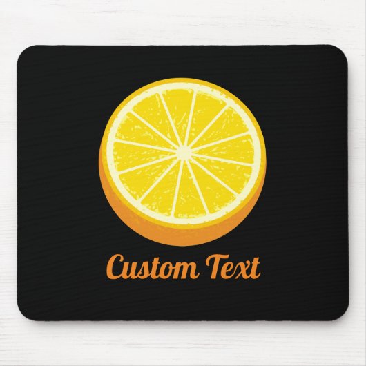 Halve Orange Mousepad (Vorne)