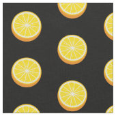 Halve Orange Muster Stoff (Nahaufnahme)