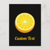 Halve Orange Postkarte (Vorderseite)