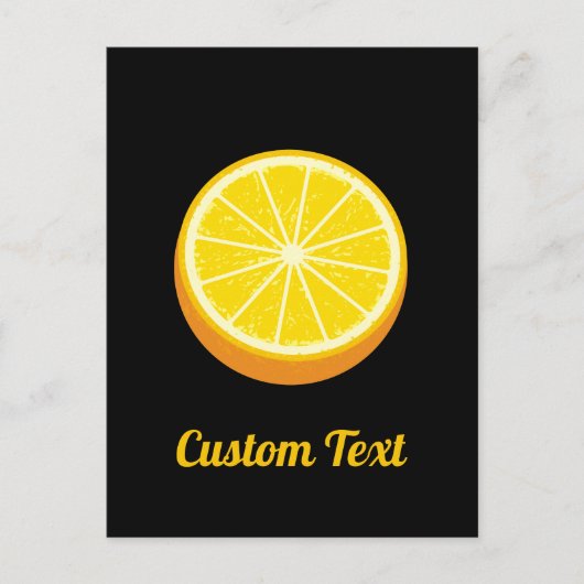 Halve Orange Postkarte (Vorderseite)