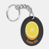 Halve Orange Schlüsselanhänger (Vorderseite links)