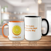 Halve Orange Tasse
