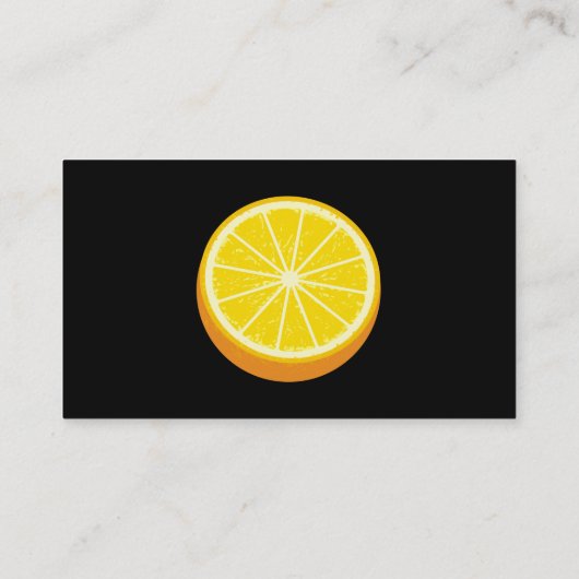 Halve Orange Visitenkarte (Rückseite)