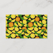Halve Orange Visitenkarte (Rückseite)