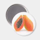 Halved Papaya Magnet (Vorderseite/Rückseite)