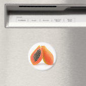 Halved Papaya Magnet (In Situ (Geschirrspüler))