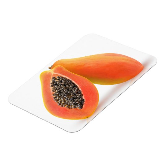 Halved Papaya Magnet (Linke Seite)