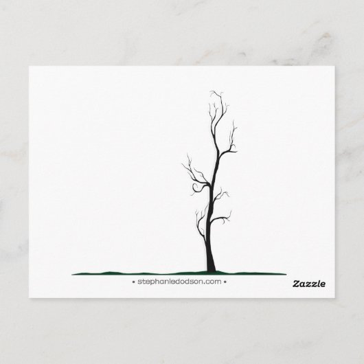 Halves Postkarte (Rückseite)