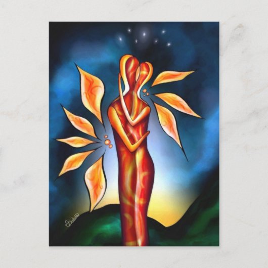 Halves Postkarte (Vorderseite)